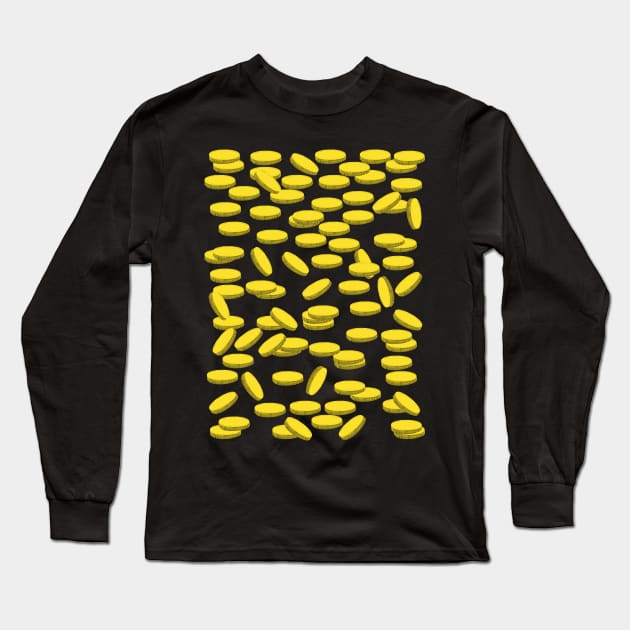 Coins Long Sleeve T-Shirt by BoredisSam